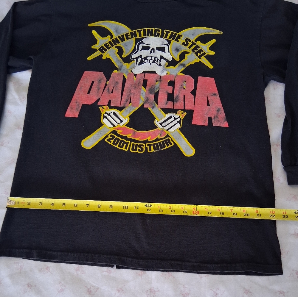 Delta Black Pantera 2001 Tour Graphic Long Sleeve Shirt - Picture 4 of 8